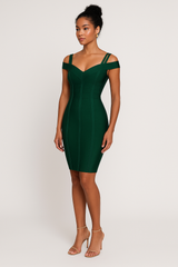 Emerald Green Bodycon Dress – Sia Bandage