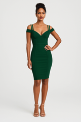 Emerald Green Bodycon Dress – Sia Bandage