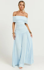 Lioness - Field Of Dreams Maxi Dress In Soft Blue