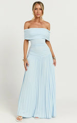 Lioness - Field Of Dreams Maxi Dress In Soft Blue