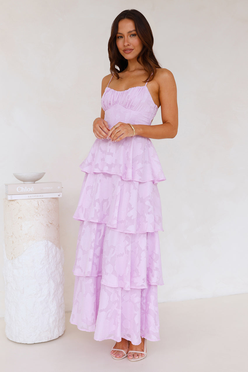 Thriving Now Maxi Dress Lilac