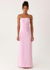 Monelise Strapless Maxi Dress - Pink