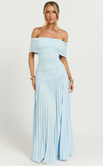 Lioness - Field Of Dreams Maxi Dress In Soft Blue